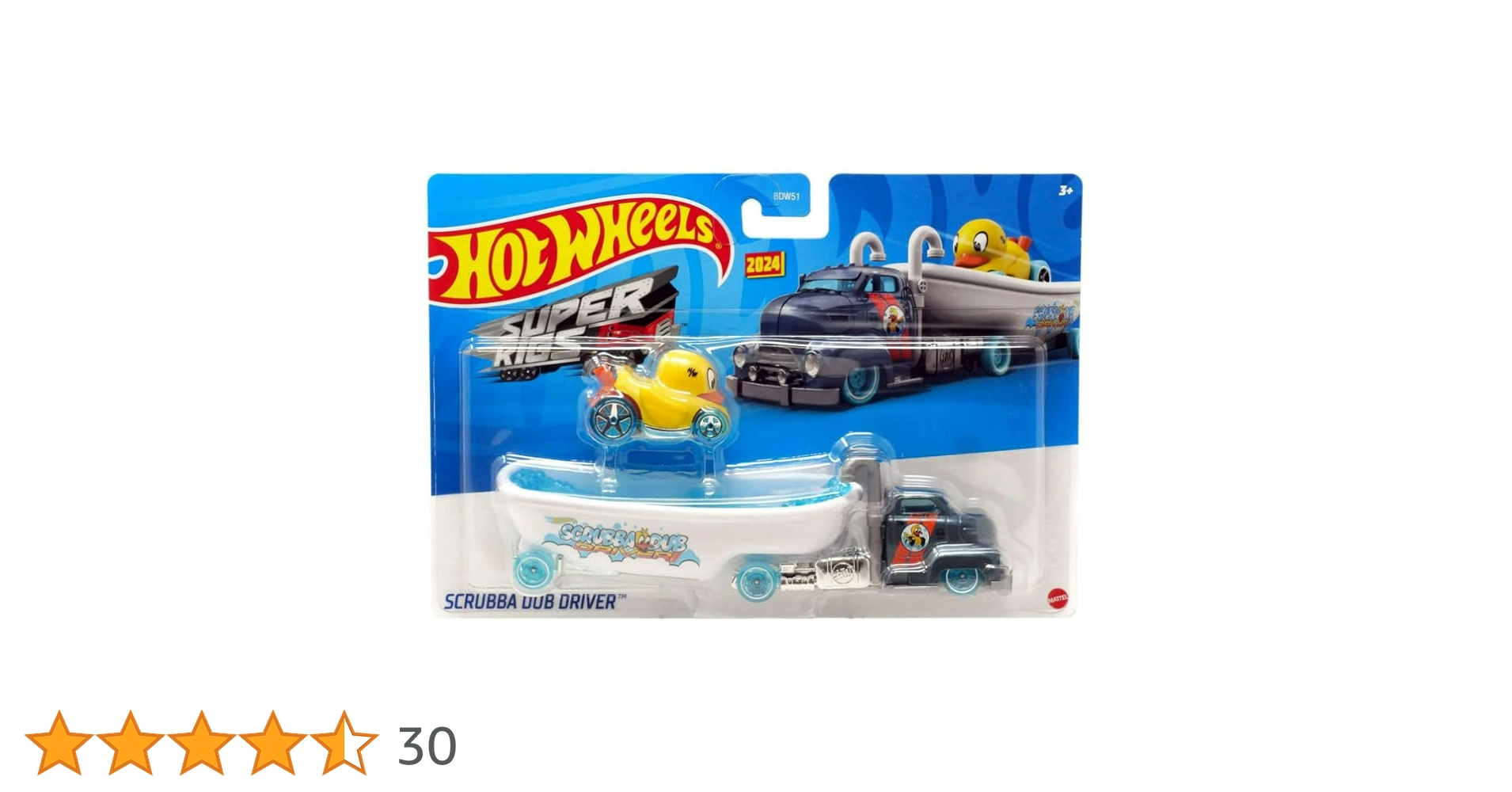 Amazon.co.jp: Hot Wheels Scrubba ダブドライバー 2024年トラックと